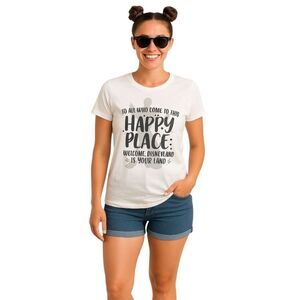 T SHIRT Walt Disney Disneyland Tee Short Sleeve Adult WOMAN'S WOMAN'S Medium
